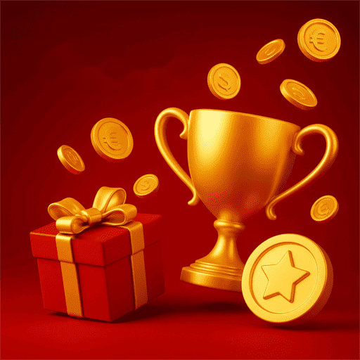 Exemplo de recompensa diária na BET055.